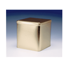 Gold Aluminum Urn
